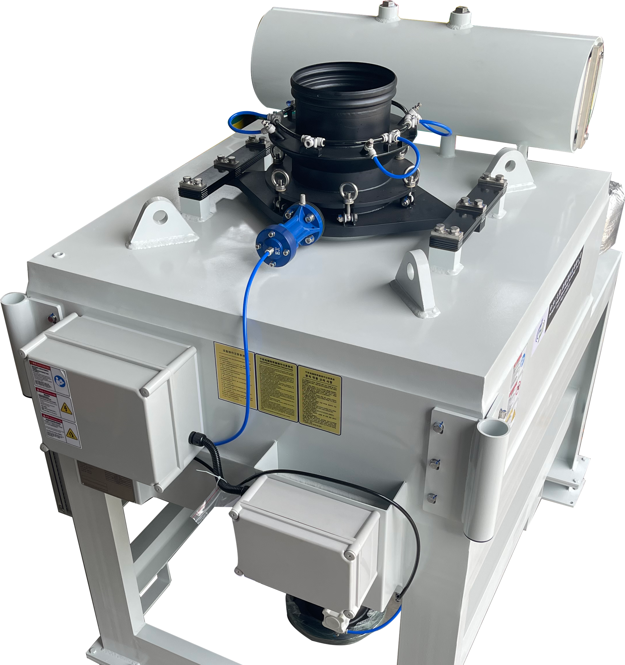 Latest company Cases about High-Efficiency Dry Powder Electromagnetic Filter Enhances Silicon Material Purification for a PV Wafer Manufacturer